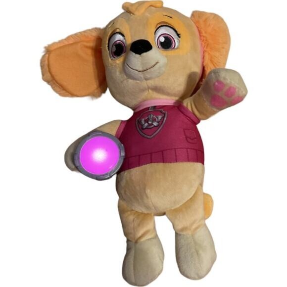 ️Paw Patrol Snuggle Up Skye Plush with Flashlight and Sounds Tested Works 12" - Picture 2 of 7